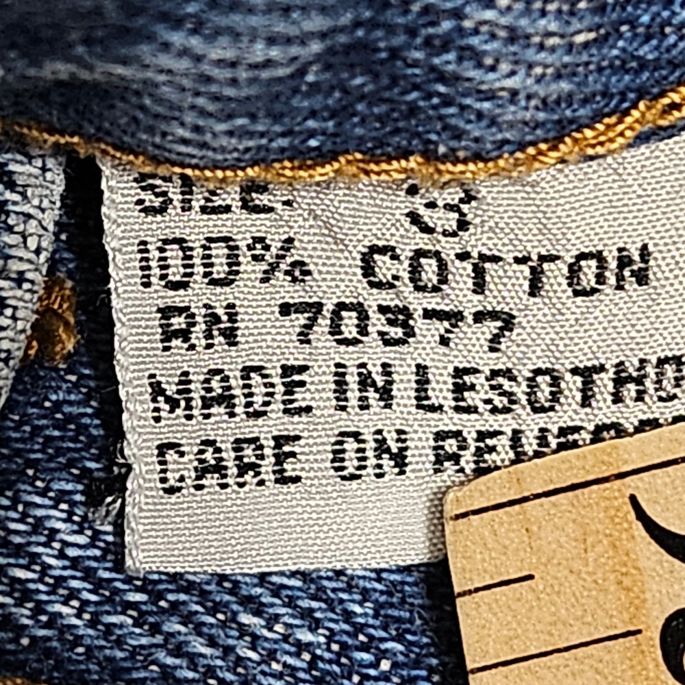 Derrieres Denim Blue Jeans young women‎ Size 8 22x27 High Rise Straight Leg - Picture 5 of 14